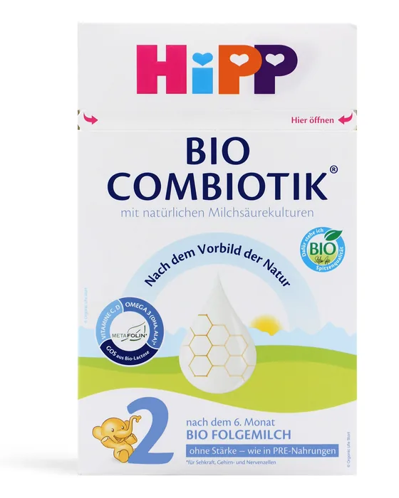 HiPP 2 Bio Combiotik ohne Stärke 600 g box, German label, front