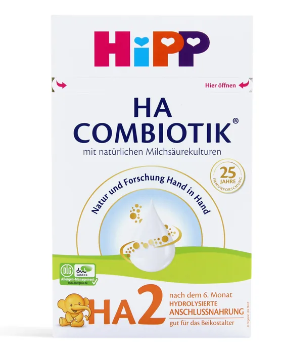HiPP HA 2 Combiotik 600 g box, German label, front