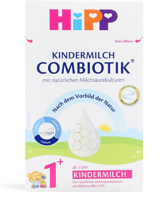 HiPP Kindermilch Combiotik 1+ 600 g box, German label, front