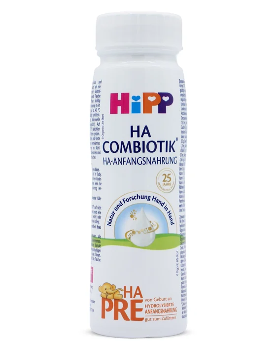 HiPP HA COMBIOTIK® PRE 200 ml bottle, German label, front