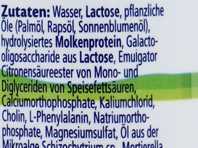 The start of the ingredients list on the side of the HA PRE bottle
