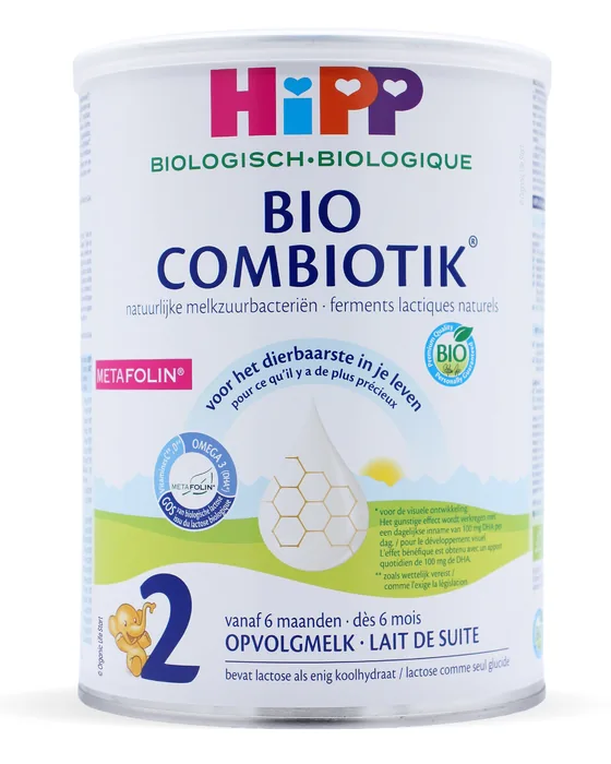 HiPP 2 Bio Combiotik 800 g tin, Dutch label, front