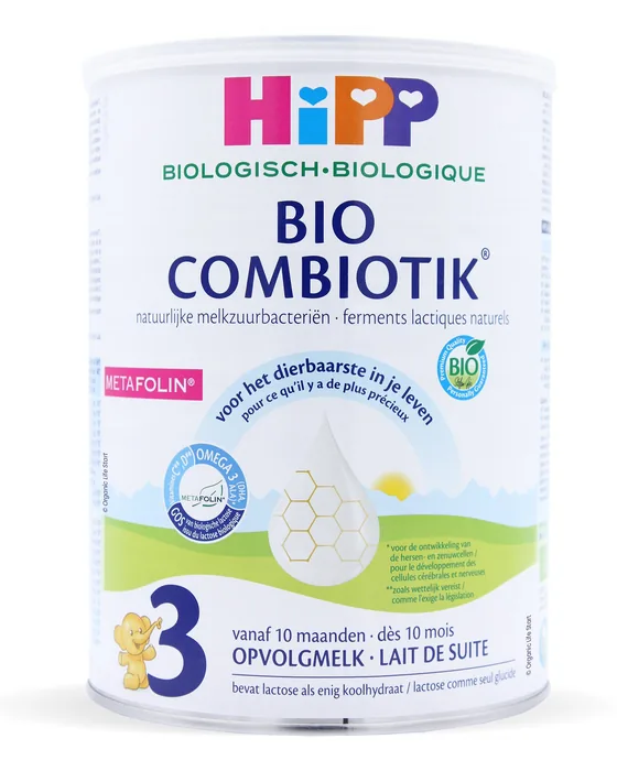 HiPP 3 Bio Combiotik 800 g tin, Dutch label, front